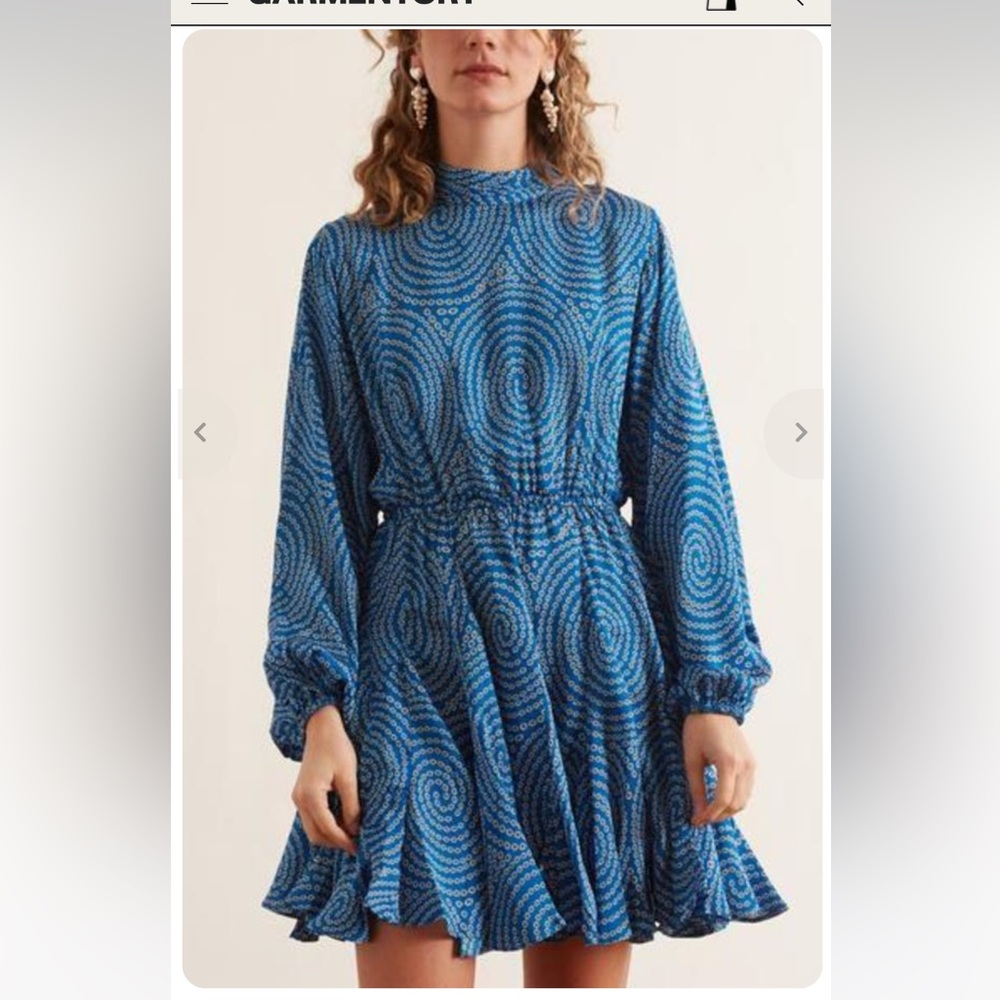RHODE Caroline dress in Birdseye pattern NWOT